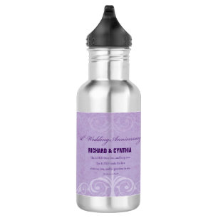 Botella De Agua Nombres personalizados, 50 aniversario de bodas pa