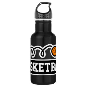 Botella De Agua Nombres personalizados deportes de baloncesto