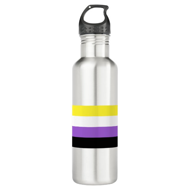 Botella De Agua Non Binary Pride (Anverso)