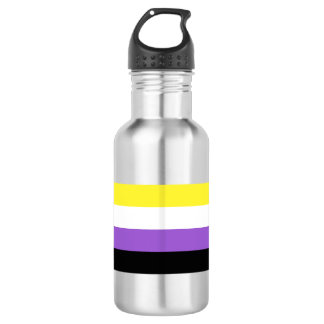 Botella De Agua Non Binary Pride