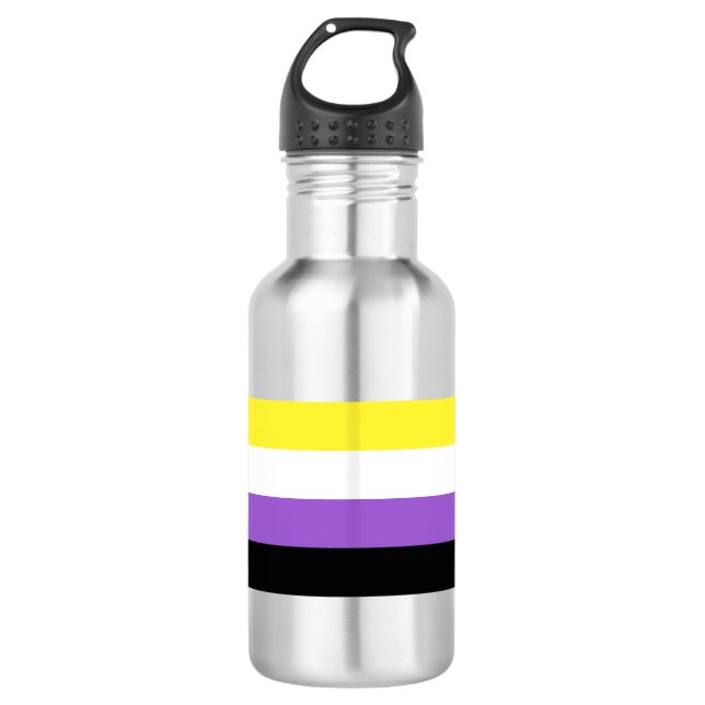 Botella De Agua Non Binary Pride (Anverso)