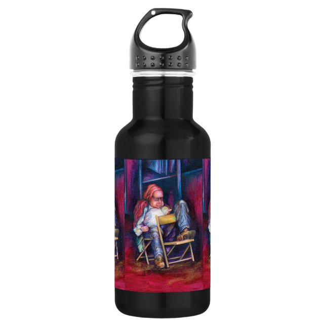 Botella De Agua Norman prefiere robar en su sueño (Anverso)