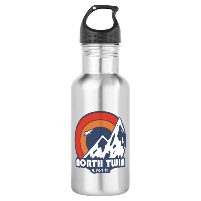 Botella De Agua North Twin New Hampshire Sun Eagle (Anverso)