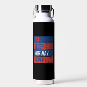 Botella De Agua Noruega - Come Duerme Noruega Repite  