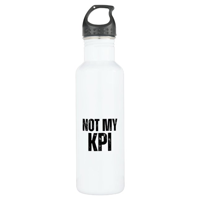 Botella De Agua Not My KPI Insulated Minimalist  (Anverso)