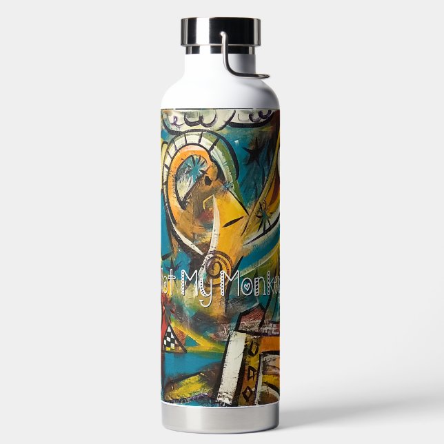 Botella de agua "Not My Monkey" (Izquierda)