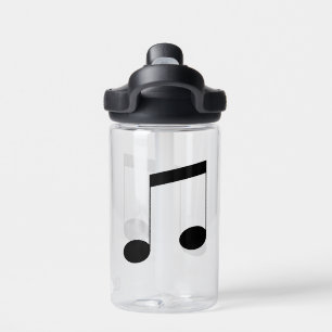 Botella De Agua Nota de haz de música,