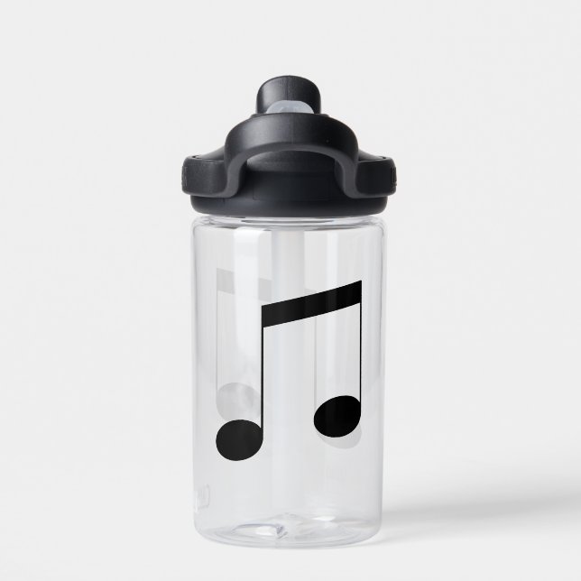 Botella De Agua Nota de haz de música, (Parte trasera)