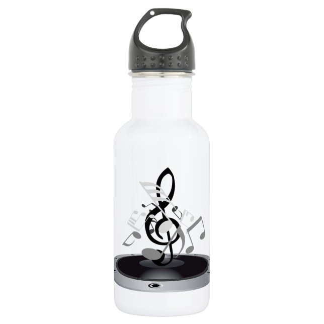 Botella De Agua Notas musicales sobre un álbum (Anverso)