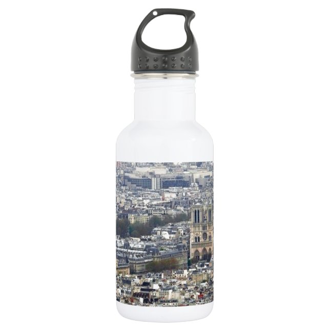 Botella De Agua Notre Dame Paris Francia (Anverso)