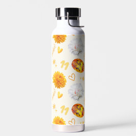 Botella De Agua November Birthstone & Flower | Citrine & Chrysanth