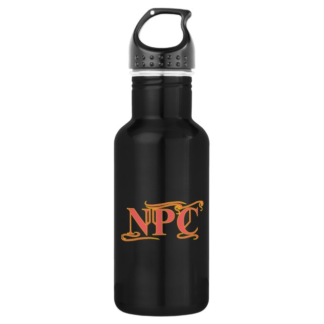 Botella De Agua NPC No Maim Rob ni Matar RPG divertida (Anverso)