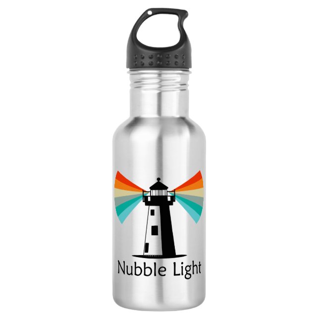 Botella De Agua Nubble Light Maine Arcoíris (Anverso)