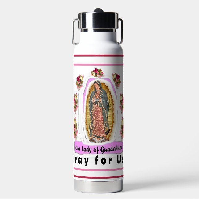 Botella De Agua Nuestra Señora de Guadalupe (Frente)