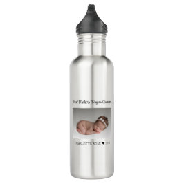 Botella De Agua nueva abuela primer Día de la Madre foto de bebé