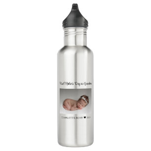 Botella De Agua nueva abuela primer Día de la Madre foto de bebé