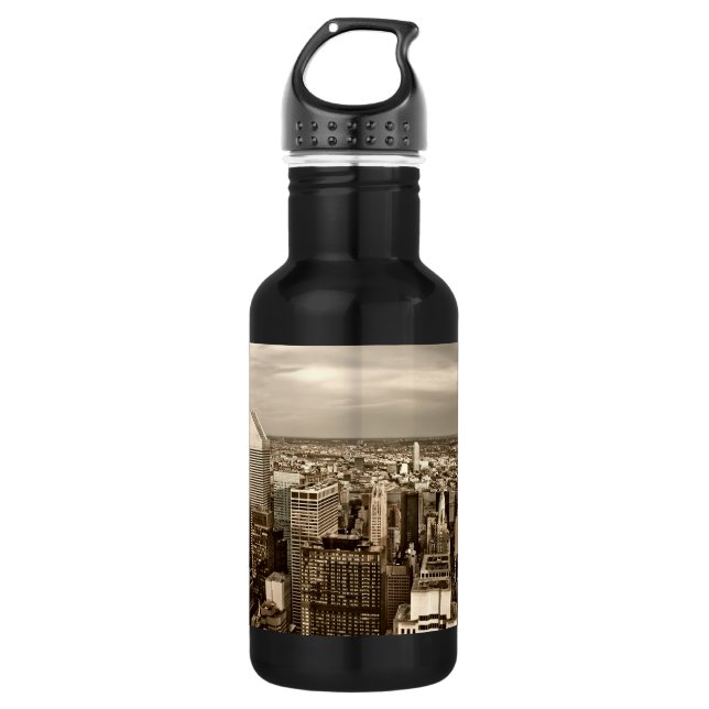 Botella De Agua Nueva York de Manhattan (Anverso)