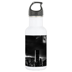 Botella De Agua Nueva York en blanco y negro