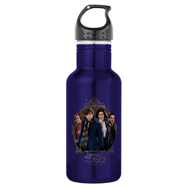 Botella De Agua NUEVO SCAMANDER™ y marco Art Nouveau de la empresa (Anverso)