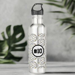 Botella De Agua Número de Jersey de Voleibol