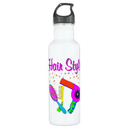 BOTELLA DE AGUA NÚMERO UNO ESTILO DE PELO Y BELÉCTRICO