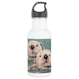 Botella De Agua Nutrias de mar