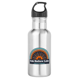 Botella De Agua Oak Hollow Lake North Carolina Rainbow