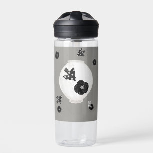 Botella De Agua objet_22_camellia,pájaro y cerámica
