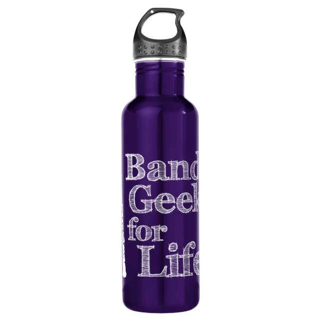 Botella De Agua Oboe Band Geek (Anverso)