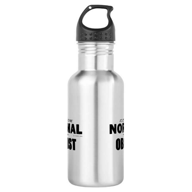 Botella de agua Oboista normal (Anverso)
