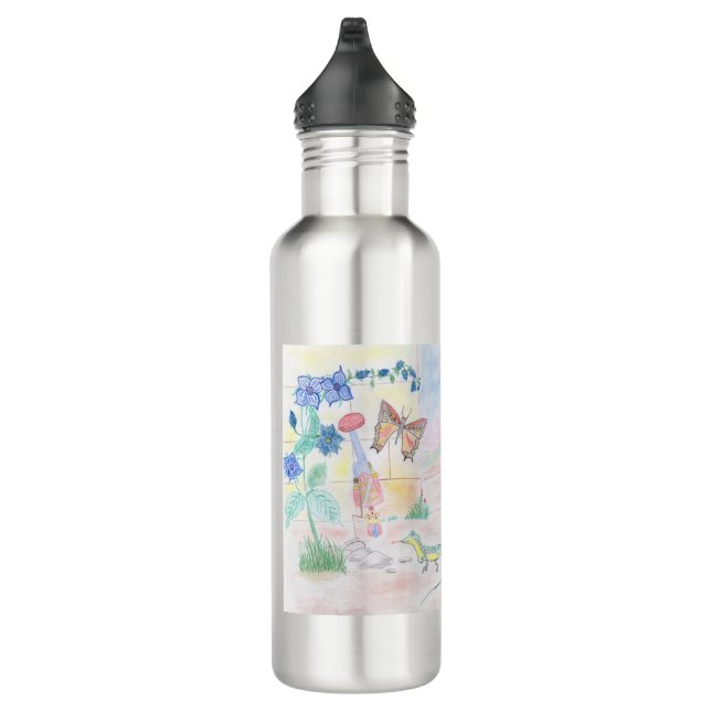 Botella De Agua Obra de arte de niños personalizados, juguete de d (Derecha)