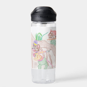Botella De Agua Obras de arte de niños personalizados, dos ratones