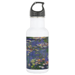 Botella De Agua Obras maestras de nenúfares de Monet
