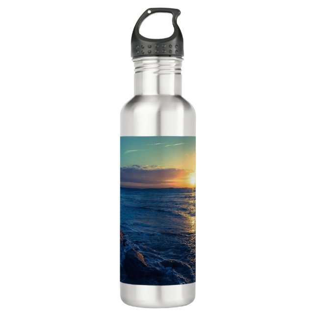 Botella De Agua Ocean Horizon Sunset (Anverso)