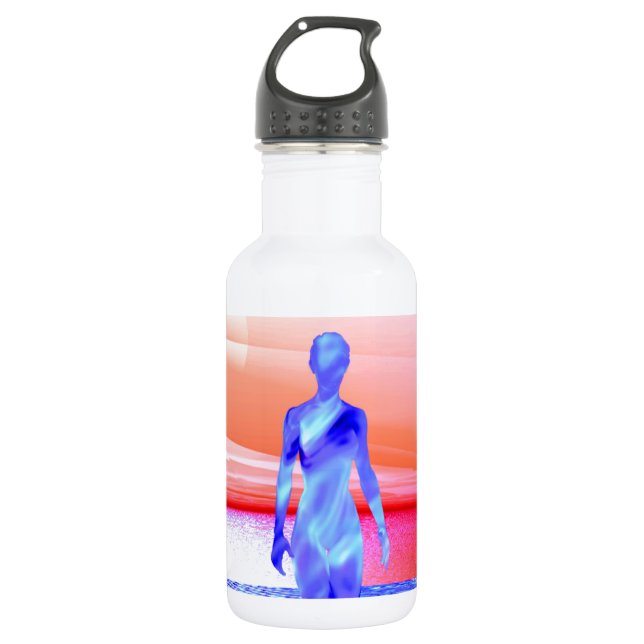 Botella De Agua Ocean Sunrise (Anverso)