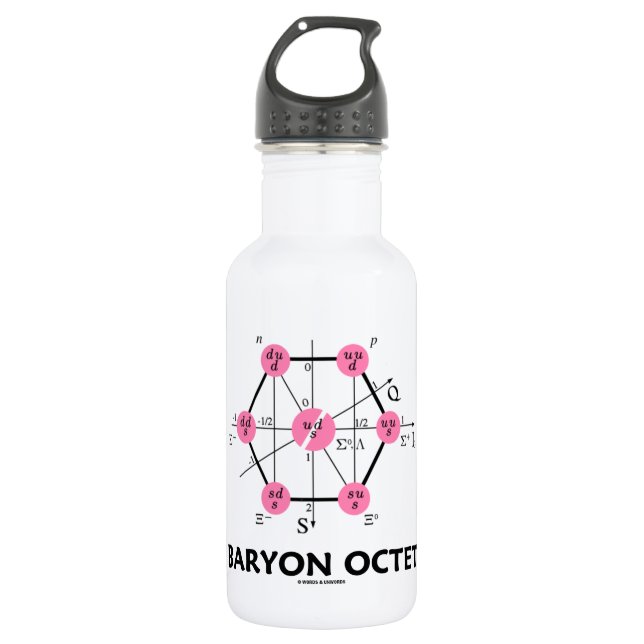 Botella De Agua Octeto del Baryon (la física de partícula) (Anverso)