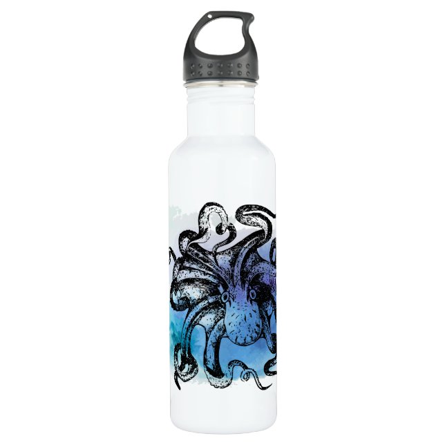 Botella De Agua Octopus  (Anverso)