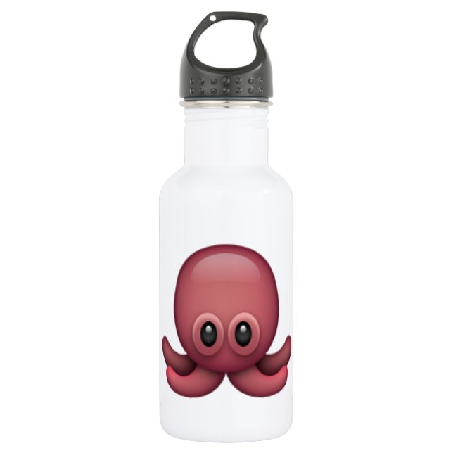 Botella De Agua Octopus - Emoji (Anverso)