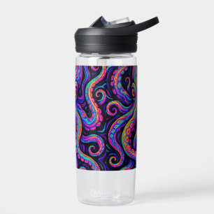 Botella De Agua Octopus trippy colorido