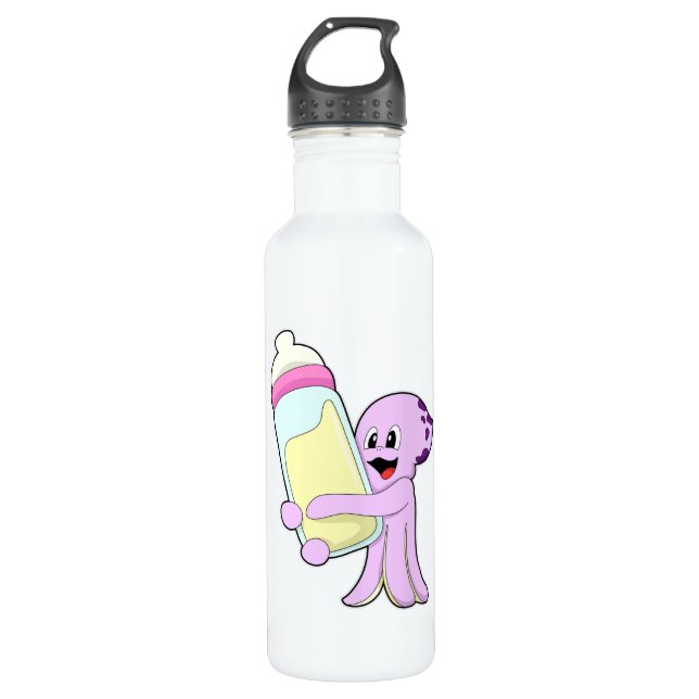 Botella De Agua Octopus with Baby bottle Milk (Anverso)