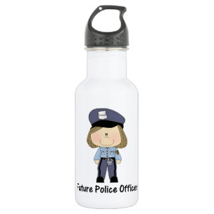 Botella De Agua oficial de policía futuro (chica)