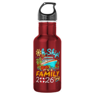 Botella De Agua oh barco es un viaje familiar 2026 familia coincid