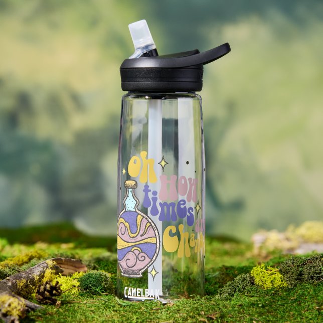 Botella De Agua Oh Cómo el tiempo es un cambio (Exterior)