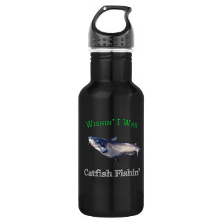 Botella De Agua Ojalá Fuera Catfish Fisher