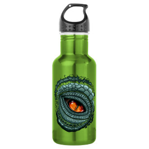 Botella De Agua Ojo de reptil depredador primitivo