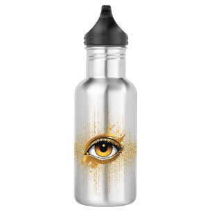 Botella De Agua Ojo dorado