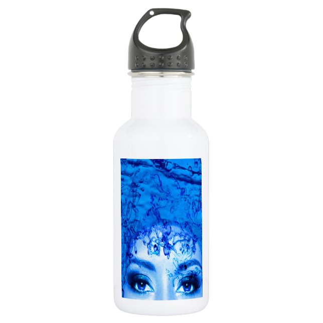 Botella De Agua Ojos azules (Anverso)