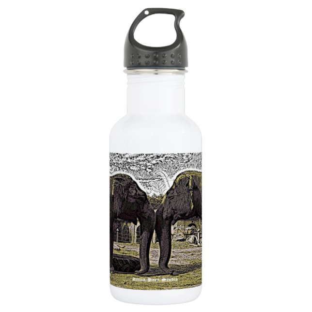Botella De Agua Ojos de Elefante (Anverso)