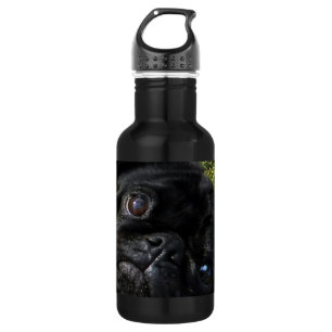 Botella De Agua ojos del negro-barro amasado