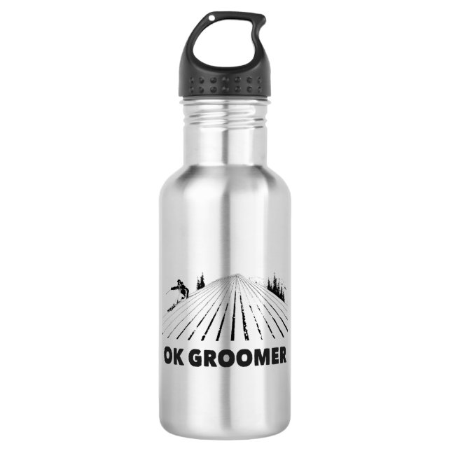 Botella De Agua Ok Groomer Skiing (Anverso)